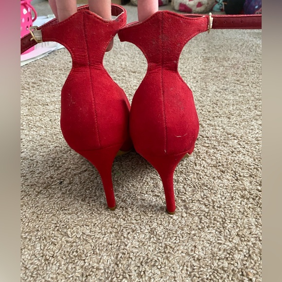 heeled shoes with strap pointed toe shoes - Picture 6 of 6